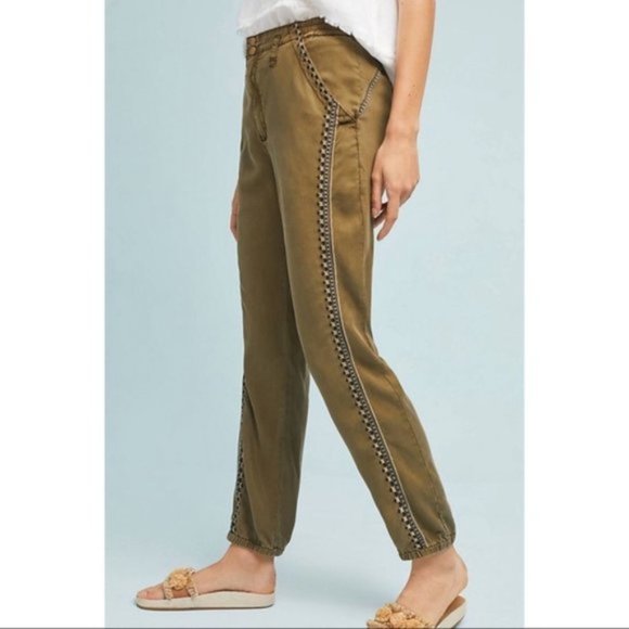 Anthropologie Pants & Jumpsuits Anthropologie Cedar Embroidered Jogger Poshmark